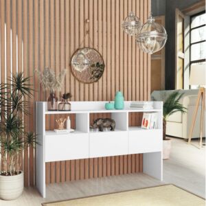 POOD24 буфет, белый, ДСП 105 x 30 x 70 см
