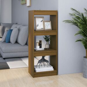 Pood24 книжная полка/перегородка, медовый цвет, 40x30x103,5 см, дерево сосна