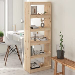 Книжная полка/разделитель комнаты Pood24, 60 x 30 x 167,5 см, массив сосны
