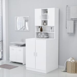 POOD24 Шкаф для стиральной машины, белый, 71 x 71,5 x 91,5 см