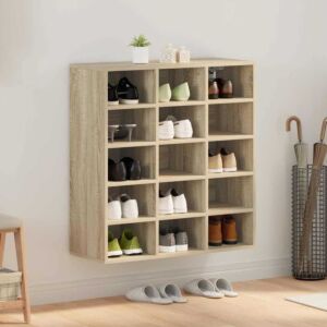 Pood24 Jalatsikapp riiuliga Sonoma tamm 77.5 x 30 x 83.5 cm Tehispuit