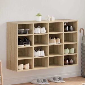 Pood24 Jalatsikapp riiuliga Sonoma tamm 103 x 30 x 67 cm Tehispuit