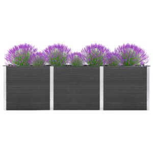 Pood24 aia taimelava, 300 x 100 x 91 cm, puidu-plasti segu, hall