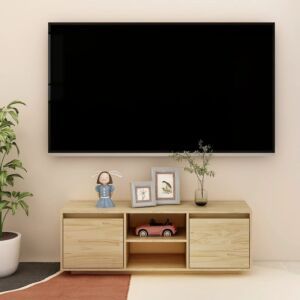 POOD24 Тумба под ТВ, 110x30x40 см, массив сосны