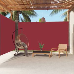 Pood24 lahtitõmmatav külgsein, punane, 220 x 600 cm 