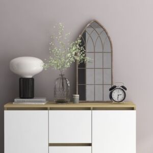 Pood24 peegel, liivakarva, 70x30 cm, raud, toas kasutamiseks