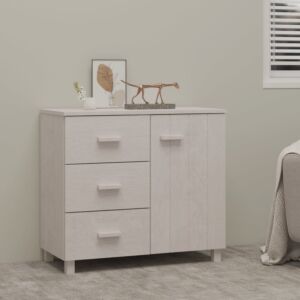 Буфет POOD24, белый, 90 x 40 x 80 см, дерево сосна