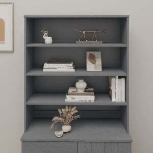 Темно-серая столешница буфета Pood24, 90x30x100 см, дерево сосна