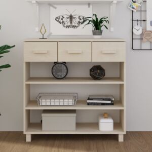 Консоль POOD24, медово-коричневый, 90x35x90 см, дерево сосна