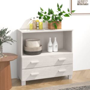 Буфет POOD24, белый, 85x35x80 см, дерево сосна