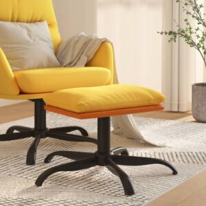 Pood24 jalapink, sinepikollane, 60 x 60 x 39 cm, kangas ja kunstnahk