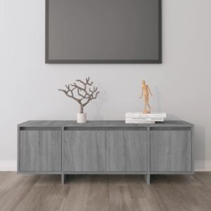 POOD24 Тумба под ТВ, дуб Сонома серый, 120 x 30 x 40,5 см