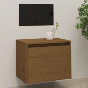 Навесной шкаф POOD24, медово-коричневый, 45x30x35 см, дерево сосна