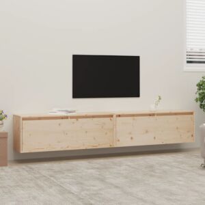 POOD24 Навесные шкафы 2 шт 100x30x35 см, сосна