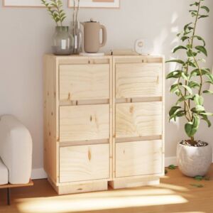 POOD24 Серванты 2 шт, 32x34x75 см, прочная сосна