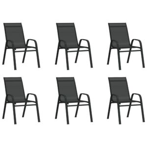 Pood24 virnastatavad aiatoolid 6 tk, must, tekstileenkangas