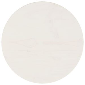 Pood24 lauaplaat, valge Ø30x2,5 cm, männipuit