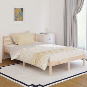 810425 Pood24 Bed Frame Solid Wood Pine 120x200 cm