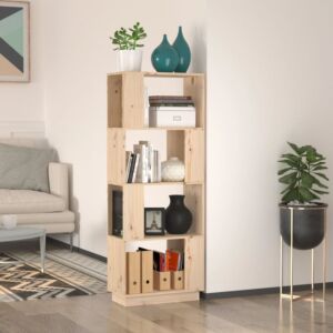 Pood24 книжная полка/перегородка, 51 x 25 x 132 см, массив сосны