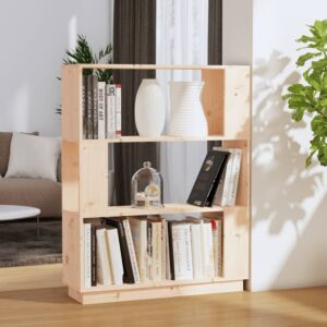 Книжная полка/разделитель Pood24, 80x25x101 см, массив сосны