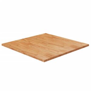 Pood24 kandiline lauaplaat, helepruun, 80x80x2,5 cm, töödeldud tamm