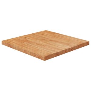 Pood24 kandiline lauaplaat, helepruun, 70x70x4 cm, töödeldud tammepuit