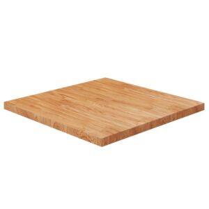 Pood24 kandiline lauaplaat, helepruun, 80x80x4 cm, töödeldud tammepuit