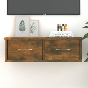 Книжный шкаф Pood24, копченый дуб, 60 x 26 x 18,5 см, искусственное дерево