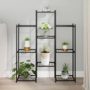 Pood24 lillealus, 83 x 25 x 100 cm, must, raud