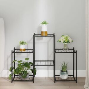 Pood24 lillealus, 83 x 25 x 60 cm, must, raud