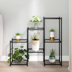 Pood24 lillealus, 83 x 25 x 80 cm, must, raud