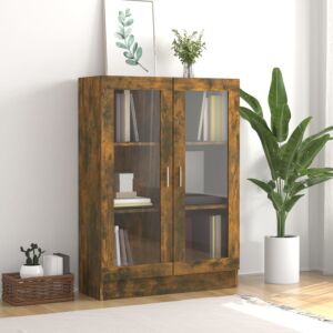 Pood24 витрина, дуб копченый, 82,5x30,5x115 см, искусственное дерево