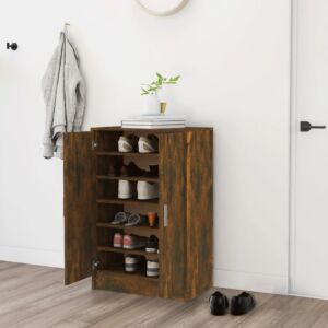 Pood24 обувной шкаф, копченый дуб, 60x35x92 см, искусственное дерево