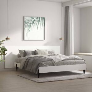 Pood24 seinale kinnitatav voodipeats, valge, 240x1,5x80 cm, tehispuit