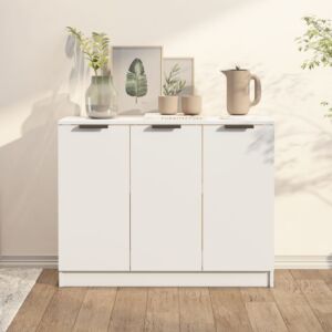 Сервант Pood24 белый 90,5x30x70 см, искусственное дерево