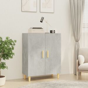 Сервант Pood24, серый бетон, 70 x 34 x 90 см, искусственное дерево