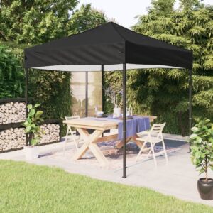 Pood24 kokkupandav peotelk, must, 2 x 2 m
