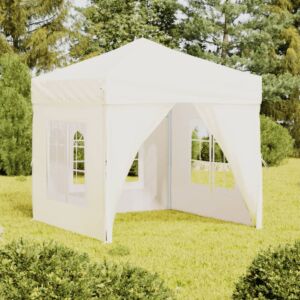 Pood24 kokkupandav peotelk seintega, kreemjas, 2 x 2 m