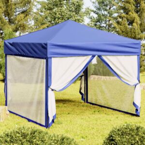Pood24 kokkupandav peotelk seintega, sinine, 3 x 3 m