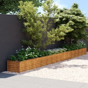 Pood24 taimekast, 580 x 50 x 36 cm, Corten-teras