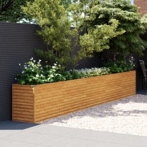 Pood24 taimekast, 482 x 50 x 69 cm, Corten-teras