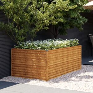 Pood24 taimekast, 196 x 100 x 69 cm, Corten-teras