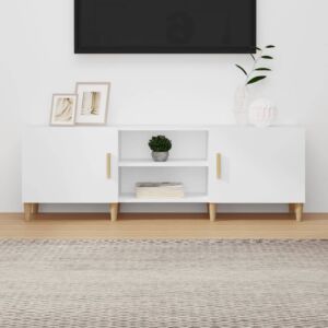 Тумба под ТВ Pood24, белый, 150 x 30 x 50 см, искусственное дерево