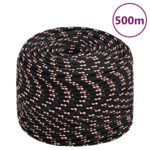 Pood24 paadiköis, must, 10 mm, 500 m, polüpropüleen