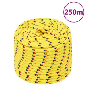 Pood24 paadiköis, kollane, 12 mm, 250 m, polüpropüleen