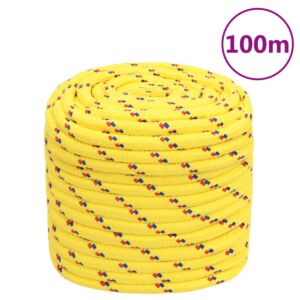 Pood24 paadiköis, kollane, 18 mm, 100 m, polüpropüleen