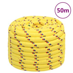 Pood24 paadiköis, kollane, 20 mm, 50 m, polüpropüleen
