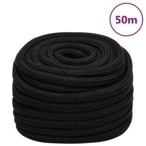 Pood24 töököis, must, 20 mm, 50 m, polüester