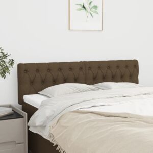 Pood24 voodipeatsid 2 tk, tumepruun, 80x7x78/88 cm, kangas