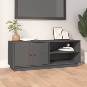 Pood24 Тумба под ТВ, серый, 105 x 34 x 40 см, сосна